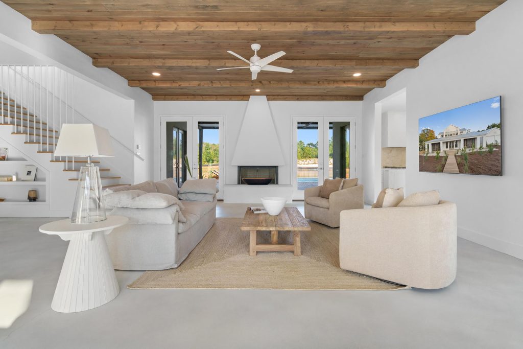 Interior of a designer vacation home